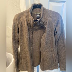 North face jacket. Brown. Lightly worn! Large.